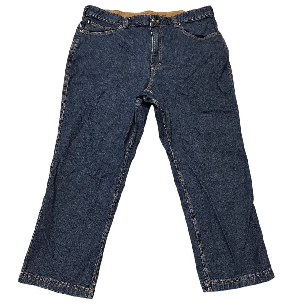 Duluth Trading Co. Men's Ballroom Flex Jeans Blue Size 38x28 Relaxed Fit